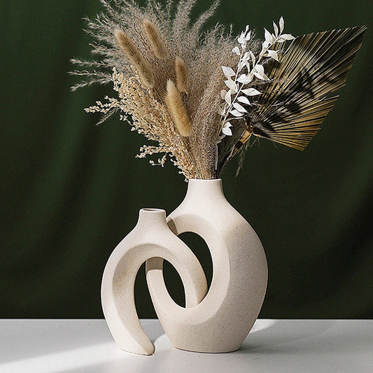 White Ceramic Decor Vase