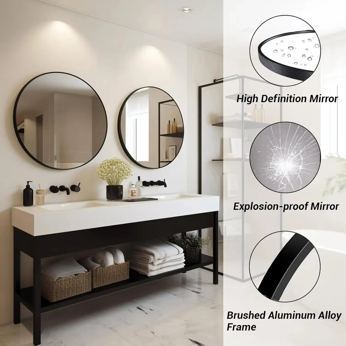 Round Wall Mirror