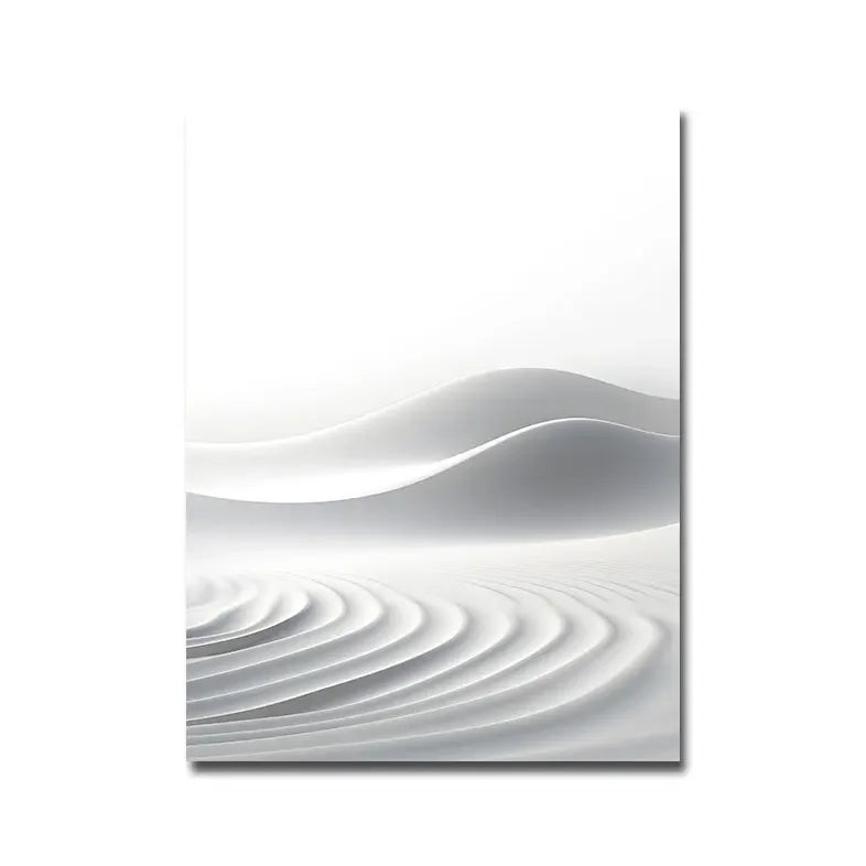 Monochrome Abstract Poster